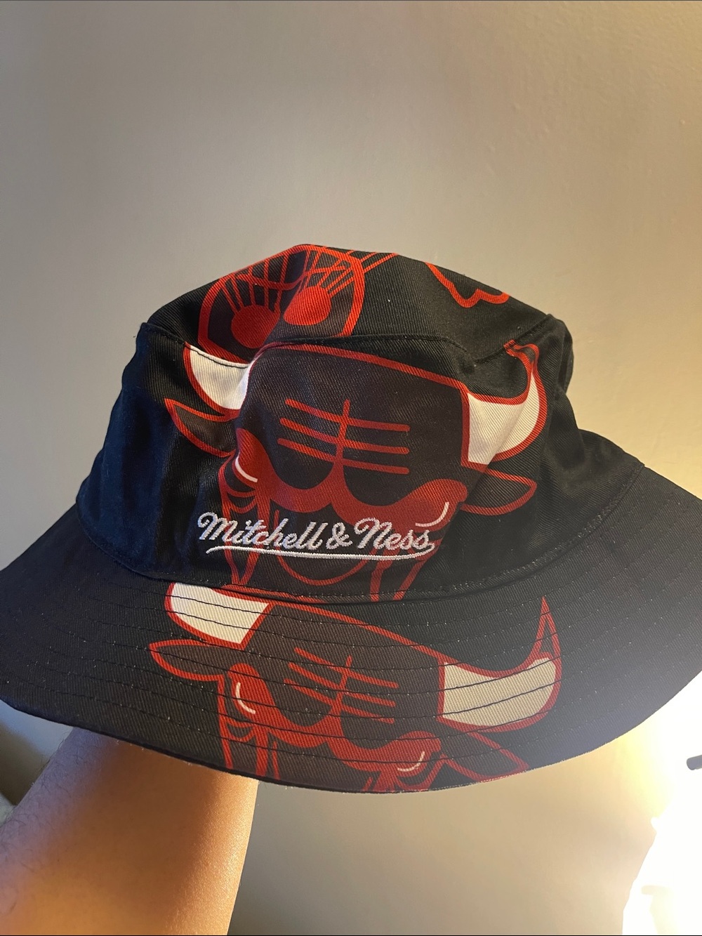 Mitchell and ness bucket hat Chicago bulls